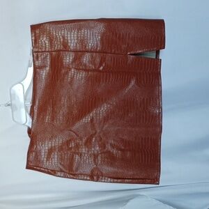Daisy Street Faux Leather Mini Skirt, Size 12, See my Closet for matching Jacket